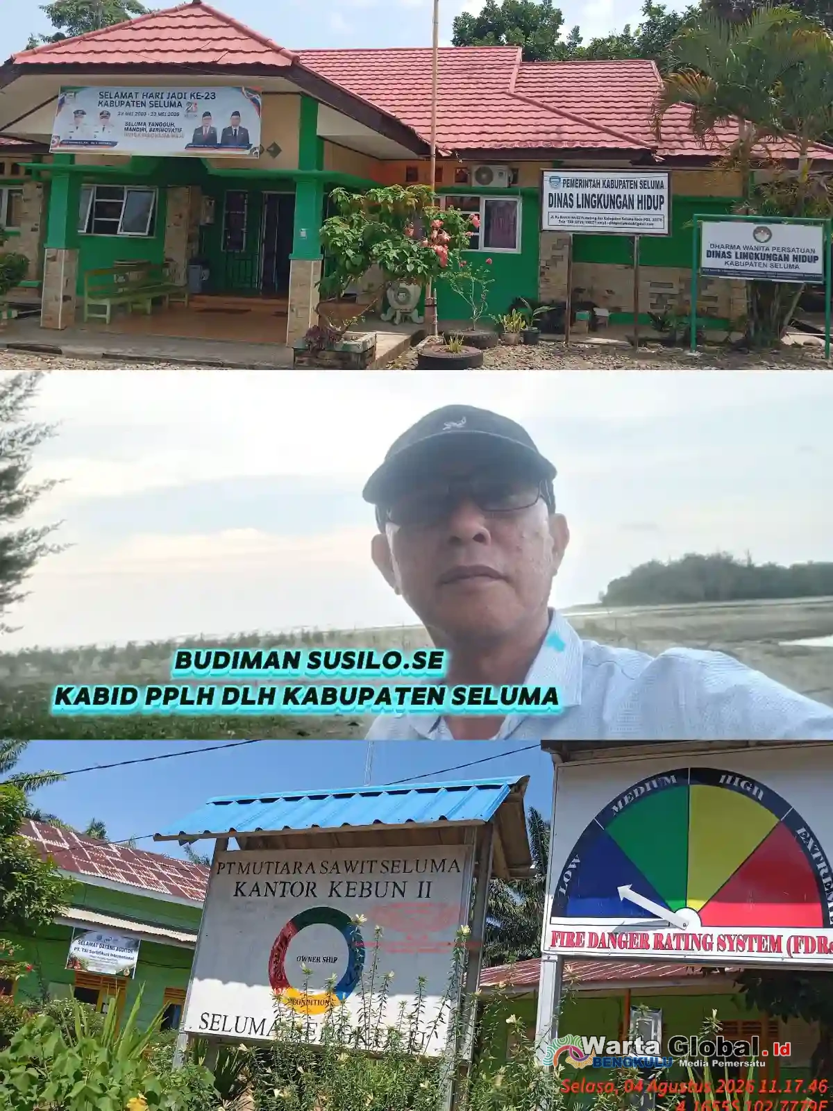 KABID PPLH DLH SELUMA: UU SUDAH JELAS, SEMPADAN SUNGAI DILARANG DITANAMI SAWIT, TAPI PENINDAKAN KEWENANGAN BPDAS KETAHUN